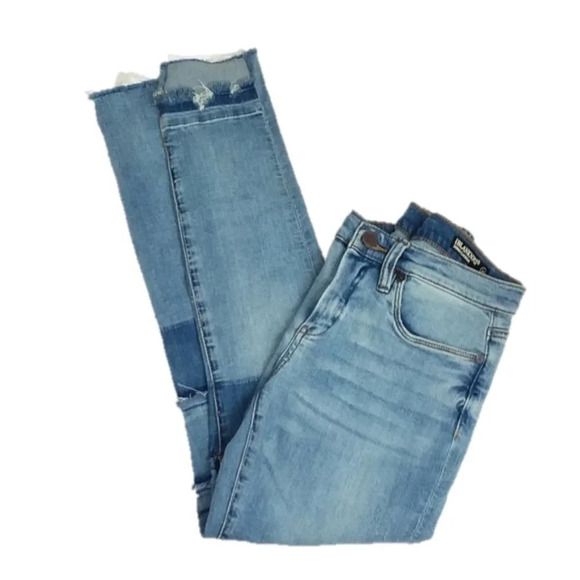 BLANK NYC RIP & Repair Step Hem Jeans - Picture 1 of 8